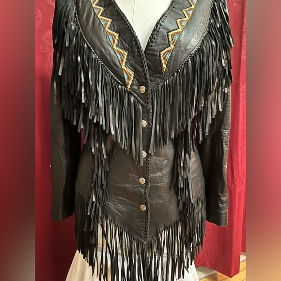 Leather Biker Jacket - Picture 5 of 6